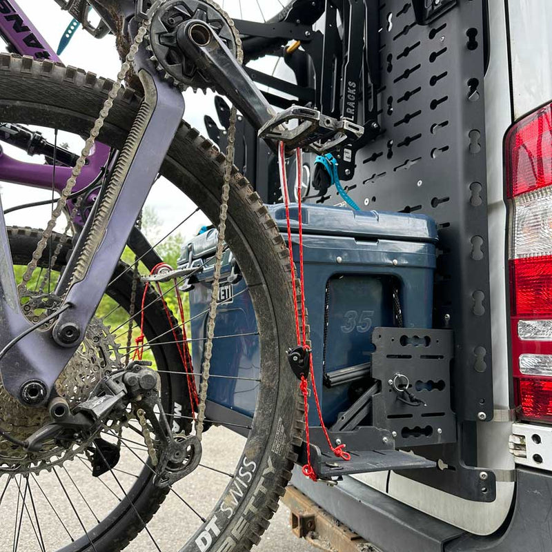P.B.R. Rear Wheel Hold Down Locations