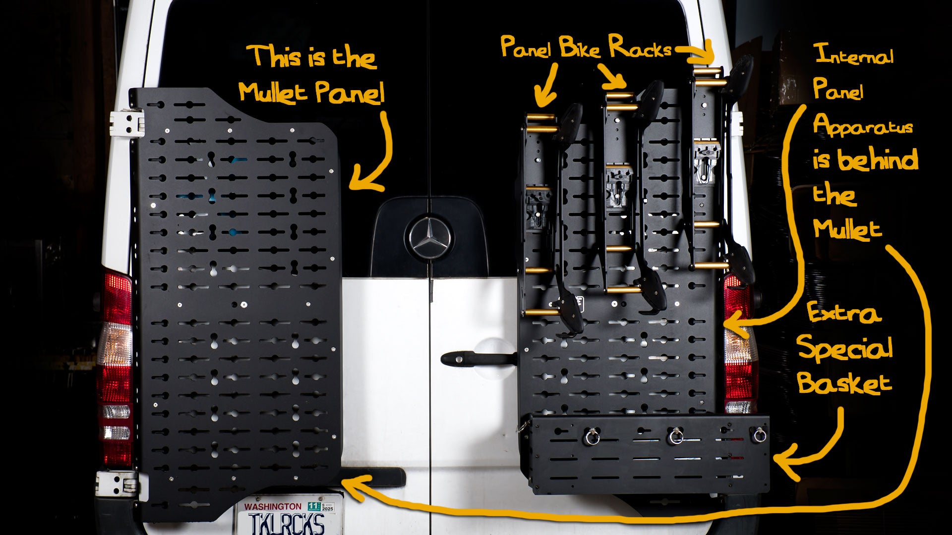 Tokul Racks | Van Bike Racks & Rear Door Storage Systems